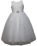 GIRLS CASUAL DRESSES  (0515716) WHT